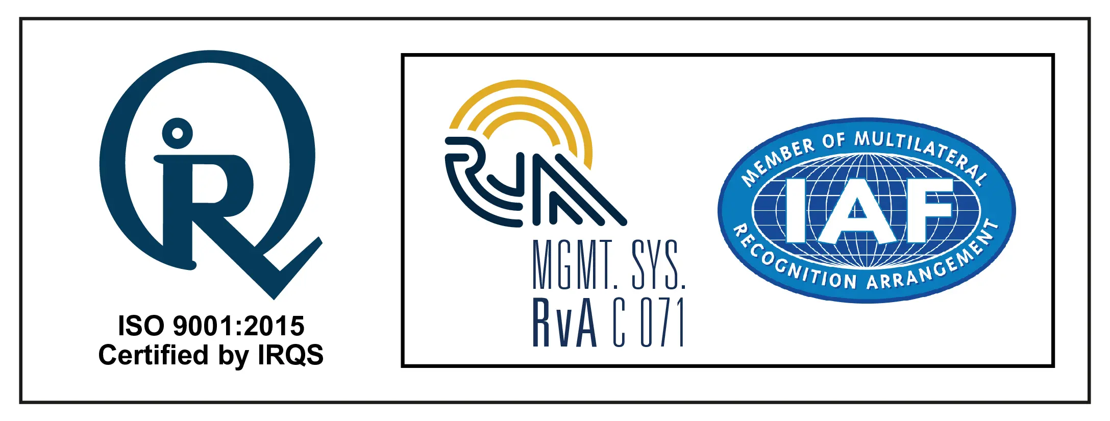 ISO 9001 Certificate Logo